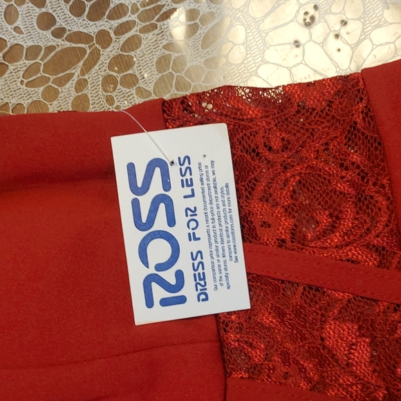 NWT Crystal Doll Sexy Red Dress. - Picture 7 of 10